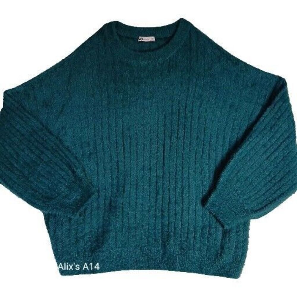 SO Good For Life Women Green Weekend Tunic Sweater Sz‎ XXL Super Soft